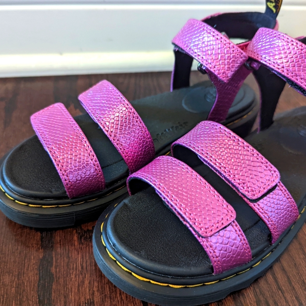 Dr. Marten's sandals, Klaire, purple, Women's 7-NEW!